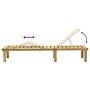 Tumbona de jardín con mesa de madera de pino impregnada de vidaXL, Tumbonas - Ref: Foro24-315397, Precio: 104,01 €, Descuento: %