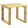 Garden lounger with impregnated pine wood table by vidaXL, Loungers - Ref: Foro24-315397, Price: 100,44 €, Discount: %