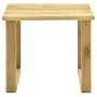 Garden lounger with impregnated pine wood table by vidaXL, Loungers - Ref: Foro24-315397, Price: 100,44 €, Discount: %