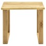 Tumbona de jardín con mesa de madera de pino impregnada de vidaXL, Tumbonas - Ref: Foro24-315397, Precio: 104,01 €, Descuento: %
