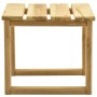 Tumbona de jardín con mesa de madera de pino impregnada de vidaXL, Tumbonas - Ref: Foro24-315397, Precio: 104,01 €, Descuento: %