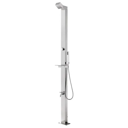 Ducha de jardín acero inoxidable 220 cm de vidaXL, Accesorios para piscinas y spa - Ref: Foro24-315939, Precio: 191,77 €, Des...