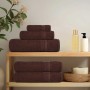 Toallas 2 uds 100% algodón marrón 100x200 cm 600 gsm de , Toallas - Ref: Foro24-136770, Precio: 41,36 €, Descuento: %