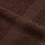 Toallas 2 uds 100% algodón marrón 100x200 cm 600 gsm de , Toallas - Ref: Foro24-136770, Precio: 41,36 €, Descuento: %
