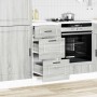 Mueble bajo de cocina porto gris sonoma madera reconstituida de , Armarios de cocina - Ref: Foro24-854226, Precio: 86,64 €, D...