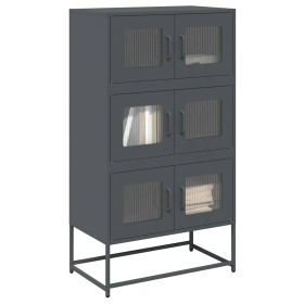 Aparador de acero gris antracita 68x39x123 cm de , Aparadores - Ref: Foro24-853352, Precio: 138,18 €, Descuento: %