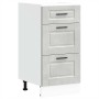 Mueble bajo de cocina porto gris cemento madera reconstituida de , Armarios de cocina - Ref: Foro24-854224, Precio: 83,70 €, ...