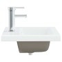 Lavabo empotrado con grifo cerámica blanco 42x39x18 cm de vidaXL, Lavabos - Ref: Foro24-148623, Precio: 140,13 €, Descuento: %