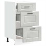 Mueble bajo de cocina porto gris cemento madera reconstituida de , Armarios de cocina - Ref: Foro24-854224, Precio: 83,70 €, ...