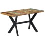 Mesa de comedor de madera maciza reciclada 140x70x75 cm en Mesas de comedor | Comprar online en Foru.es