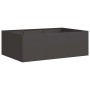 Jardinera de acero laminado en frío negro 120x80x40 cm de , Maceteros y jardineras - Ref: Foro24-860745, Precio: 97,08 €, Des...
