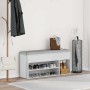 Banco zapatero madera de ingeniería blanco brillo 102x30,5x45cm de , Zapateros y organizadores de calzado - Ref: Foro24-86114...