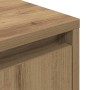 Mesilla de noche con luces LED roble artesanal 38x34x50 cm de , Mesitas de noche - Ref: Foro24-861299, Precio: 58,08 €, Descu...