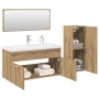 Juego de muebles baño 4 piezas madera ingeniería roble artisan de , Muebles de baño - Ref: Foro24-3328918, Precio: 391,01 €, ...