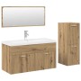 Juego de muebles baño 4 piezas madera ingeniería roble artisan de , Muebles de baño - Ref: Foro24-3328918, Precio: 391,01 €, ...