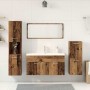 Juego de muebles de baño 5 piezas madera ingeniería envejecida de , Muebles de baño - Ref: Foro24-3328913, Precio: 448,61 €, ...