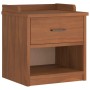 Banco de recibidor SANDNES madera maciza de pino 45x40x50 cm de , Bancos para recibidores y almacenamiento - Ref: Foro24-4010...