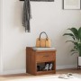 Banco de recibidor SANDNES madera maciza de pino 45x40x50 cm de , Bancos para recibidores y almacenamiento - Ref: Foro24-4010...