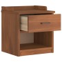 Banco de recibidor SANDNES madera maciza de pino 45x40x50 cm de , Bancos para recibidores y almacenamiento - Ref: Foro24-4010...