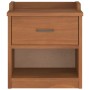 Banco de recibidor SANDNES madera maciza de pino 45x40x50 cm de , Bancos para recibidores y almacenamiento - Ref: Foro24-4010...