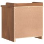 Banco de recibidor SANDNES madera maciza de pino 45x40x50 cm de , Bancos para recibidores y almacenamiento - Ref: Foro24-4010...