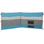 Cortaviento de camping impermeable azul 340x130 cm de , Paravientos - Ref: Foro24-4009658, Precio: 28,22 €, Descuento: %