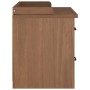 Banco de recibidor SANDNES madera maciza de pino 87x40x50 cm de , Bancos para recibidores y almacenamiento - Ref: Foro24-4010...