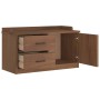 Banco de recibidor SANDNES madera maciza de pino 87x40x50 cm de , Bancos para recibidores y almacenamiento - Ref: Foro24-4010...