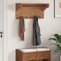 Perchero de pared SANDNES madera maciza de pino 87x30x42 cm de , Percheros para sombreros y abrigos - Ref: Foro24-4010472, Pr...