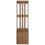 Perchero de entrada SANDENS 45x40x159,5cm madera maciza de pino de , Bancos para recibidores y almacenamiento - Ref: Foro24-4...