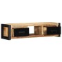 Mueble para la TV 100x30x25 madera maciza mango rugosa de , Muebles TV - Ref: Foro24-4013597, Precio: 160,16 €, Descuento: %