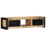 Mueble para la TV 100x30x25 madera maciza mango rugosa de , Muebles TV - Ref: Foro24-4013597, Precio: 160,16 €, Descuento: %