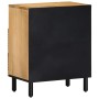 Mesita de noche madera maciza de mango 50x33x60 cm marrón de , Mesitas de noche - Ref: Foro24-4017730, Precio: 107,59 €, Desc...