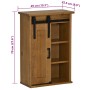 Armario colgante HALDEN con puerta corredera 49x22,5x70 cm pino de , Armarios de cocina - Ref: Foro24-4018437, Precio: 90,33 ...