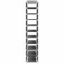 Zapateros 2 uds 10 niveles negro 33x33x174 cm tejido no tejido de , Zapateros y organizadores de calzado - Ref: Foro24-410061...