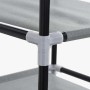 Zapatero gris 60,5x30x97 cm tejido no tejido de , Zapateros y organizadores de calzado - Ref: Foro24-4100621, Precio: 20,23 €...