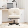 Silla de oficina giratoria tejido imitación lana rizada crema de , Sillas - Ref: Foro24-4105384, Precio: 122,52 €, Descuento: %