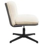 Silla de oficina giratoria tejido imitación lana rizada crema de , Sillas - Ref: Foro24-4105384, Precio: 122,52 €, Descuento: %