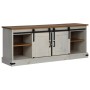 Mueble de TV HALDEN 2 puerta correderas blanco 150x40x60 cm de , Muebles TV - Ref: Foro24-4018414, Precio: 257,66 €, Descuent...