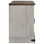 Mueble de TV HALDEN 2 puerta correderas blanco 150x40x60 cm de , Muebles TV - Ref: Foro24-4018414, Precio: 257,66 €, Descuent...