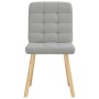 Sillas de comedor 2 uds tela gris nube de , Sillas de comedor - Ref: Foro24-4101100, Precio: 106,42 €, Descuento: %
