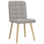 Sillas de comedor 2 uds tela gris nube de , Sillas de comedor - Ref: Foro24-4101100, Precio: 106,42 €, Descuento: %