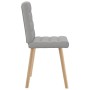 Sillas de comedor 2 uds tela gris nube de , Sillas de comedor - Ref: Foro24-4101100, Precio: 106,42 €, Descuento: %