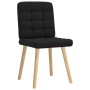 Sillas de comedor 2 unidades tela negro de , Sillas de comedor - Ref: Foro24-4101093, Precio: 106,79 €, Descuento: %