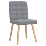 Sillas de comedor giratorias 2 unidades tela gris claro de , Sillas de comedor - Ref: Foro24-4101091, Precio: 106,42 €, Descu...