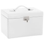 Joyero de 3 niveles con espejo y cerradura blanco 26x18x17,5 cm de , Soportes para joyería - Ref: Foro24-4103558, Precio: 46,...