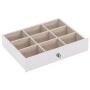 Joyero de 6 niveles con espejo y cerradura blanco de , Soportes para joyería - Ref: Foro24-4103564, Precio: 64,06 €, Descuent...