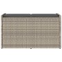 Banco de almacenaje con cojín gris claro 100 cm ratán sintético de , Bancos de jardín - Ref: Foro24-4104065, Precio: 153,05 €...