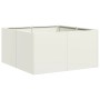 Jardinera de acero laminado en frío blanco 80x80x40 cm de , Maceteros y jardineras - Ref: Foro24-860739, Precio: 87,94 €, Des...