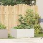 Jardinera de acero laminado en frío blanco 80x80x40 cm de , Maceteros y jardineras - Ref: Foro24-860739, Precio: 87,94 €, Des...